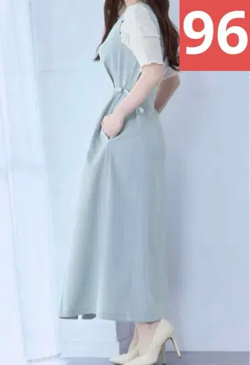 overE 폴리니 오버롤 스커트 색스 96