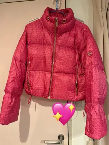 MICHAEL 핑크 다운 자켓 XXS