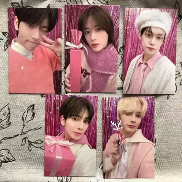 TXT 뮤직뱅크 KBS 사전녹화 트레이딩 카드 5장