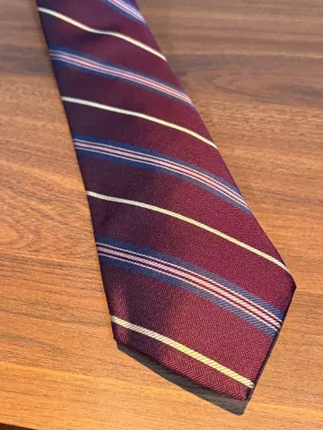 그린 레이블 릴랙싱 클래식 넥타이, 버건디