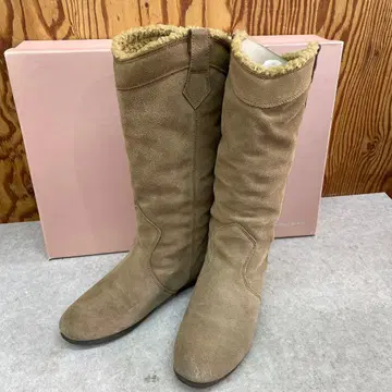 롱 부츠 Bridget Birkin 베이지 어그 부츠 24cm