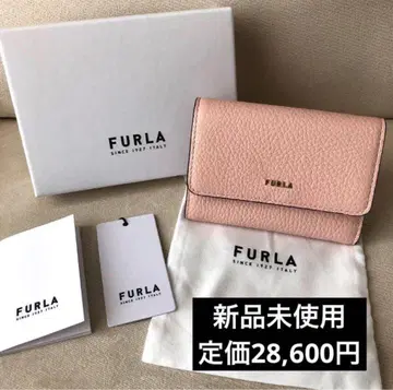 새상품 FURLA 훌라 정가 28,600엔 지갑 바빌론 핑크 베이지