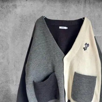 graniph 토끼 컨트롤 베어 니트 가디건 그라니프