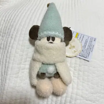 릴린린 크리스마스 인형 배지 스카이블루