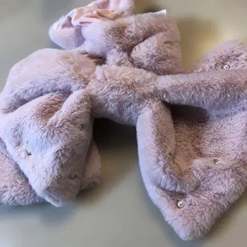 시마무라 마시로 아리스 퍼 리본 티펫 핑크