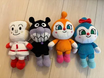 호빵맨 봉제 인형 4개 세트