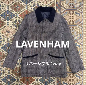 새상품급 라벤햄 리버서블 퀼팅 코트 36 S