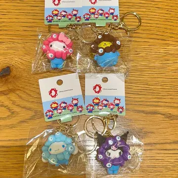 산리오 미야쿠미야쿠 키리 키링 파스텔 4개 세트
