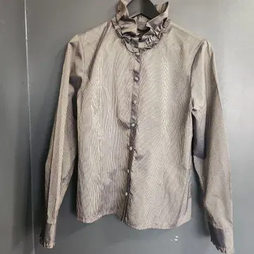 레리안 스트라이프 블라우스 실크 13호