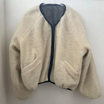 BEAMS HEART 리버서블 플리스 자켓