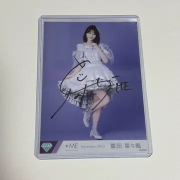 토미타 나나카 모브노데레라 아더컷 아자카 친필 브로마이드