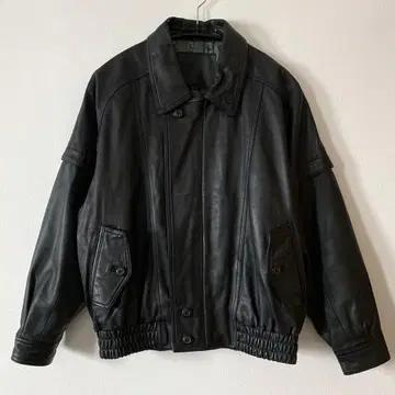 90's 빈티지 램 가죽 양가죽 가죽 자켓 플라이트 자켓