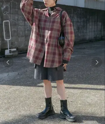 [ KBF ] BIG 체크 셔츠