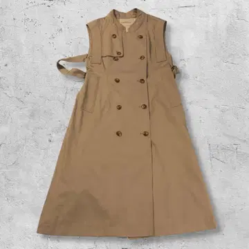 [ SYSORUS ] 시소러스 롱베스트 베이지 트렌치 벨트 포함