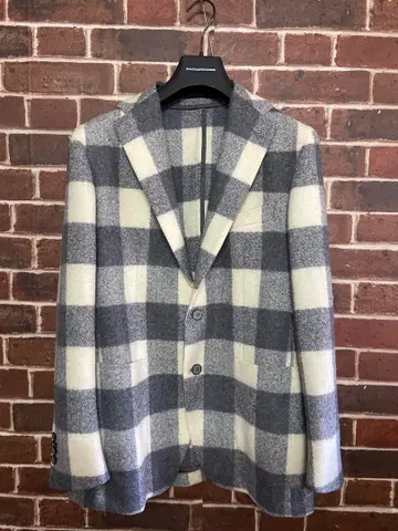 TAGLIATORE 체크 무늬 자켓 수트