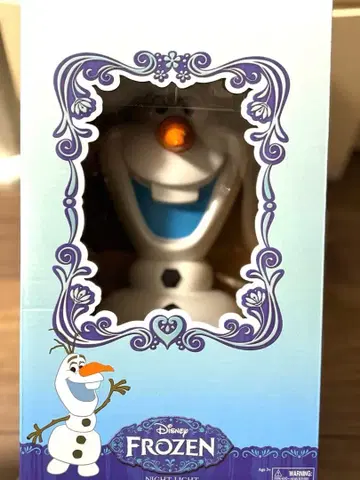 디즈니 겨울왕국 올라프 센서 라이트 새상품