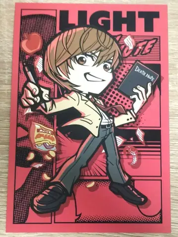 엽서 야가미 라이토 데스노트 death note 특전 빅카메라