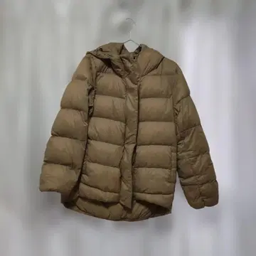 경량 M 다운 자켓 후드 부착