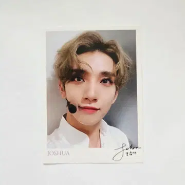 SEVENTEEN 세븐틴 JOSHUA 조슈아 폴라로이드풍 양면