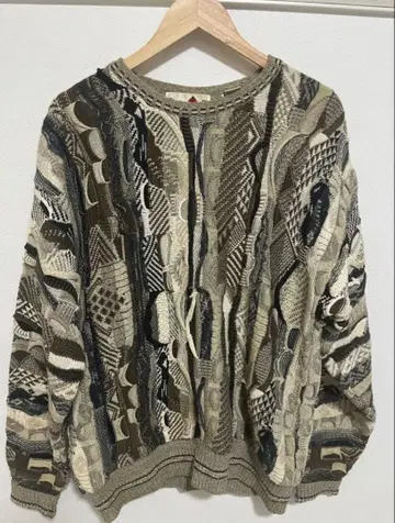 FLORENCE TRICO 기하학 패턴 니트 스웨터