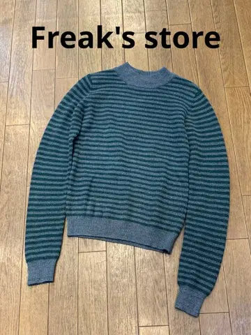 프릭스 스토어 보더 모크넥 니트