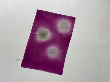 미사용 새상품 순수 실크 크레이프 원단 오비 장식 천 마루보카시