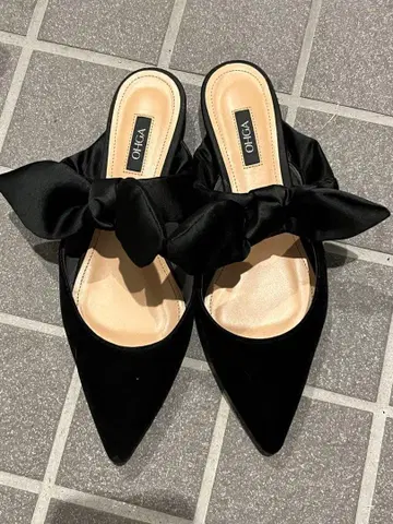 ohga 리본 뮬 M 사이즈