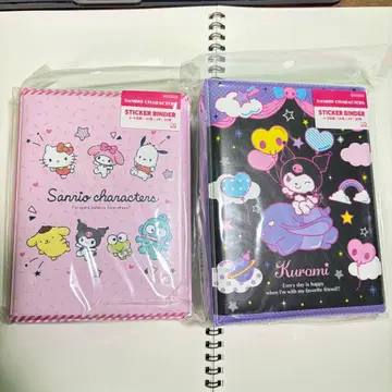 [새상품] 산리오 캐릭터즈 씰북 씰 바인더 쿠로미