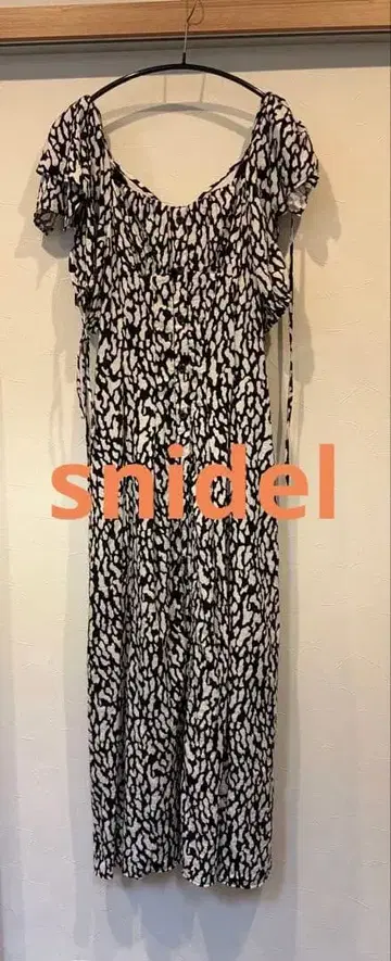 snidel 스나이델 프릴 롱 원피스 M