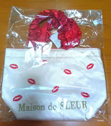 Maison de FLEUR 키스 마크 토트백