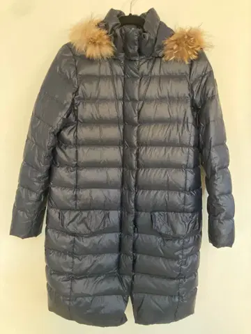 AIGLE 후드 부착 롱 다운 자켓