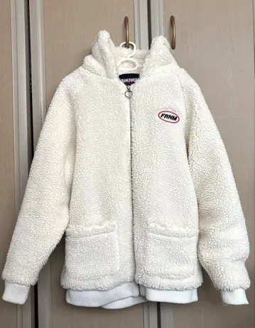 FRANKENMONO 프란켄모노 보아 자켓 화이트 한국 패션