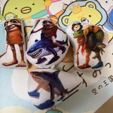 이탈리안 브레인 로트 음성 포함 키링 툰툰툰 사푸르 4개