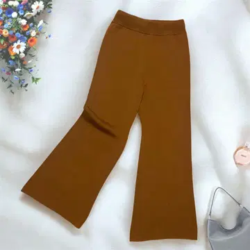 relume Journal standard 니트 플레어 팬츠 허리밴딩