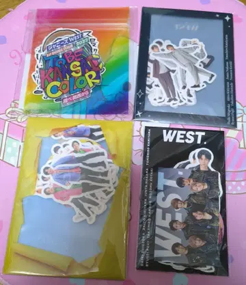 WEST. 쟈니즈WEST 스티커 세트 묶음 판매