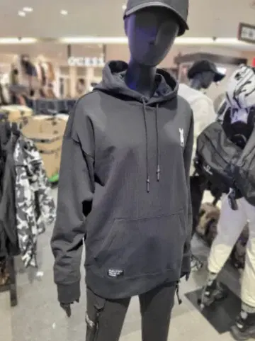 LIFEWORK 후드티 블랙 라이프워크 새상품 한국 프렌치 불독