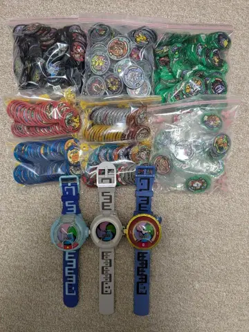 요괴워치 3세트와 메달 495개