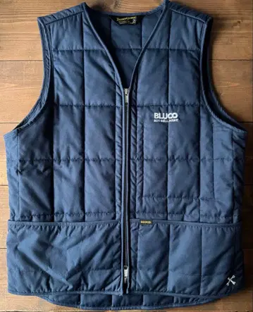 BLUCO 네이비 퀼팅 베스트 M 사이즈