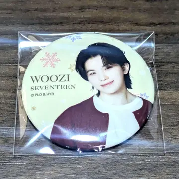 SEVENTEEN 우지 크리스마스 캔뱃지 세븐일레븐