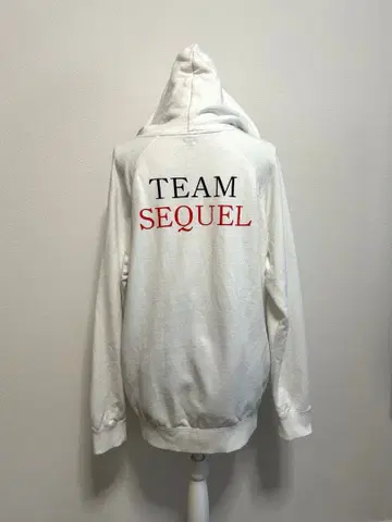 SEQUEL 시크엘 후드티 지퍼 후드 맨투맨 화이트