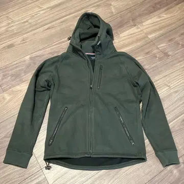 BEAMS HEART 카키 후드 부착 자켓 M