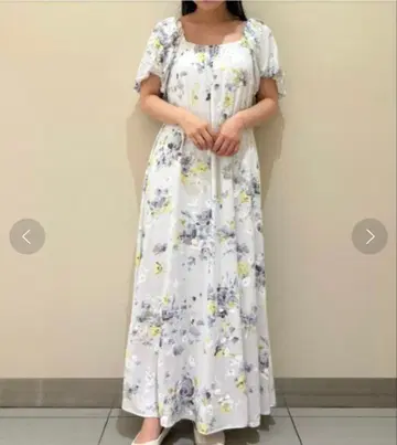 젤라또피케 플라워 무늬 맥시 원피스