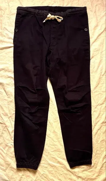 BEAMS PLUS 코튼 트윌 짐 팬츠 네이비 계열