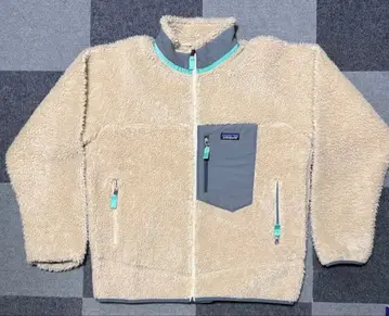 patagonia 플리스 자켓 L 사이즈 베이지/그레이