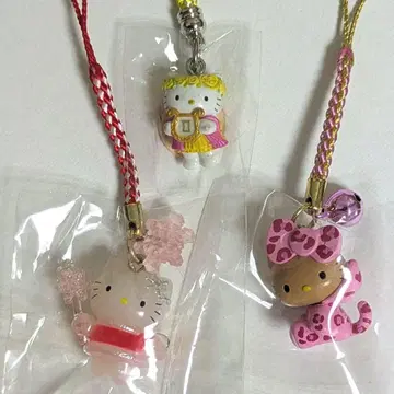 헤이세이 레트로 키티 족두리 스트랩 팬시 쇼와 HelloKitty