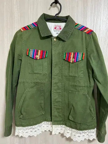 TITICACA 올리브 그린 자켓 S 사이즈 그린 자켓