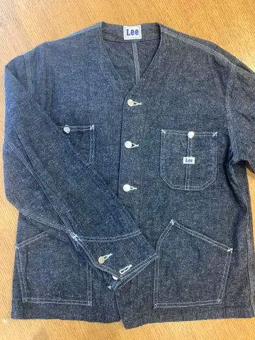 Lee 커버올 라이트 웨이트 크림슨 데님 자켓