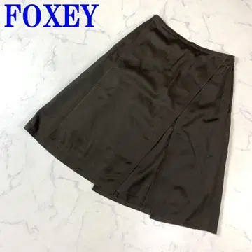 폭시 롱 스커트 울 안감 있음 모스그린 38 C9691