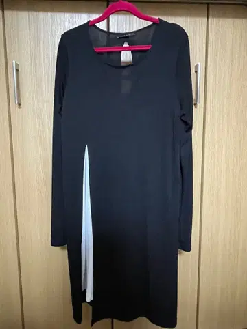 블랙 슬릿 드레스 롱 슬리브 ZARA