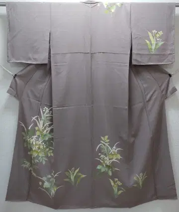 순수 실크 자수 꽃무늬 츠케사게 (805)